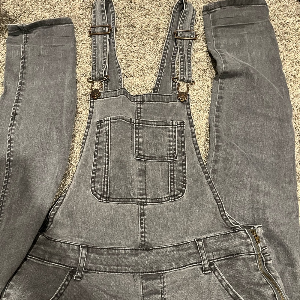 Grey Abercrombie overalls